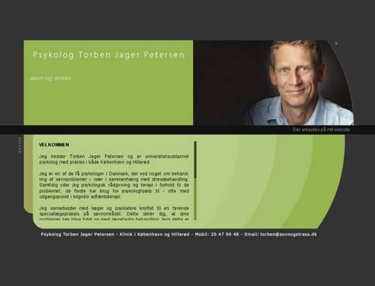 Hjemmeside til Psykolog Torben Jager Petersen