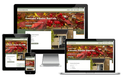 Psykolog Hjemmeside Wordpress Vibeke Bastide Roskilde 1