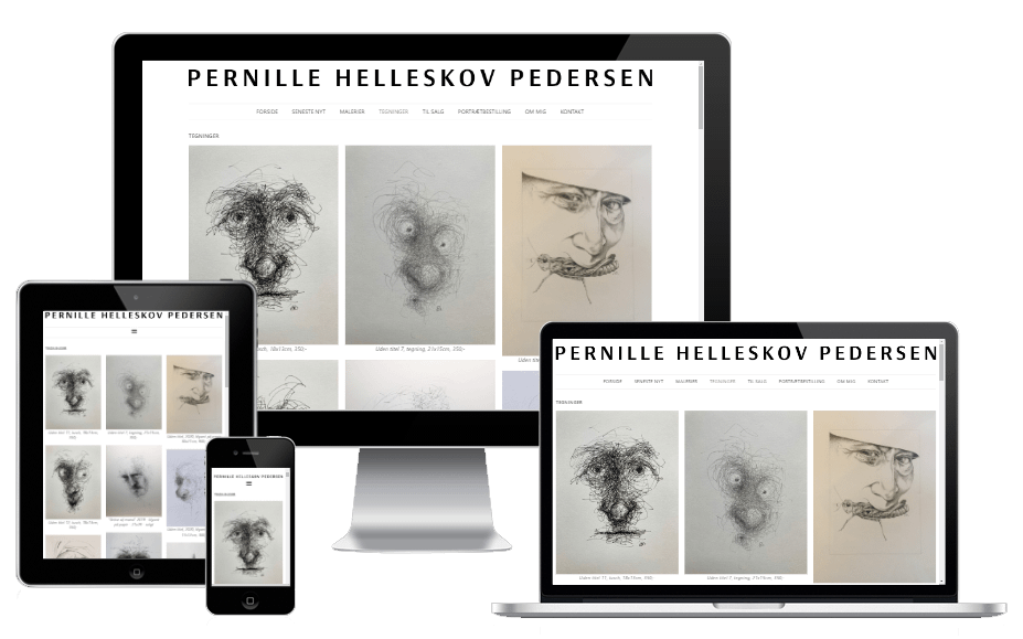 Design Ny Wordpress Hjemmeside Maler Pernille Helleskov 04