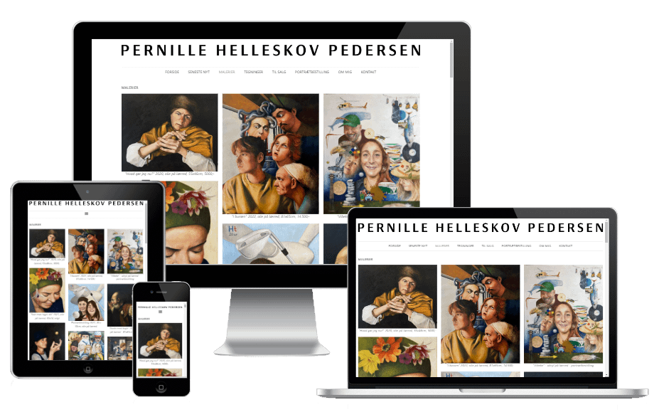 Maler Pernille Helleskov