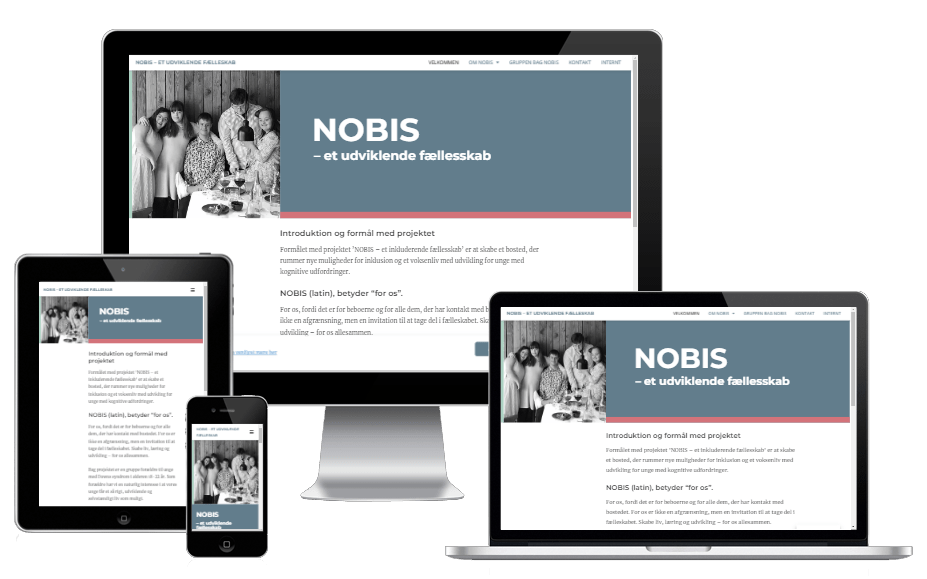 Ny Hjemmeside Bosted Nobis Kobenhavn WordPress