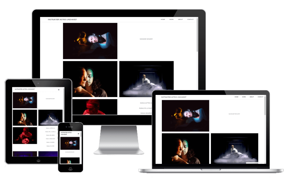 Ny Hjemmeside Instruktoer Scenekunstne Astrid Lindhardtr Wordpress 1