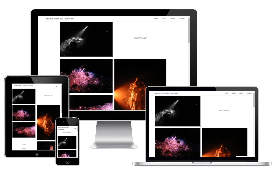 Ny Hjemmeside Instruktoer Scenekunstne Astrid Lindhardtr Wordpress 4