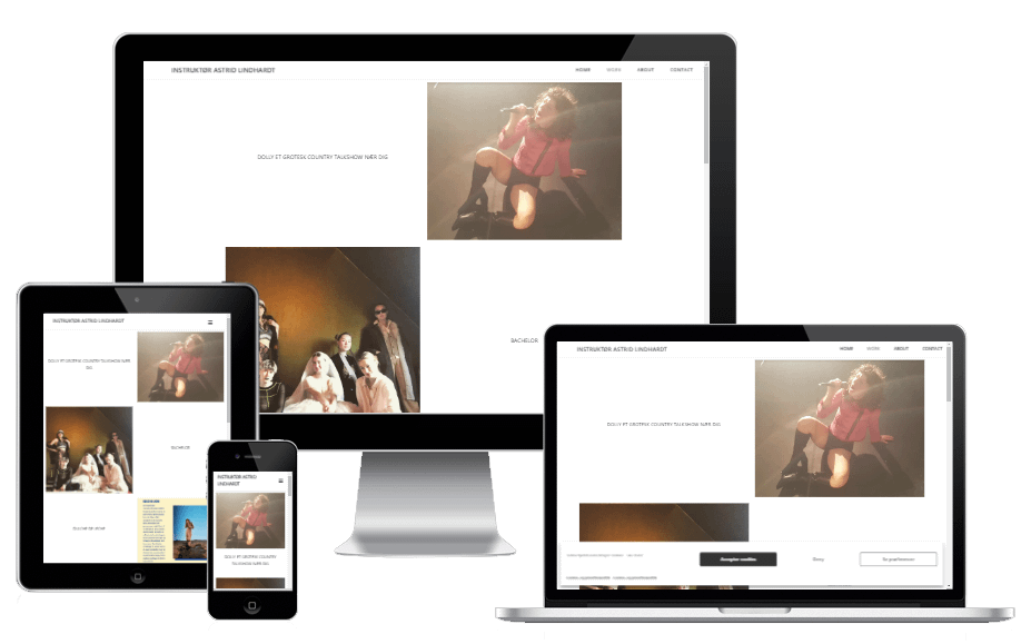 Ny Hjemmeside Instruktoer Scenekunstne Astrid Lindhardtr Wordpress 7