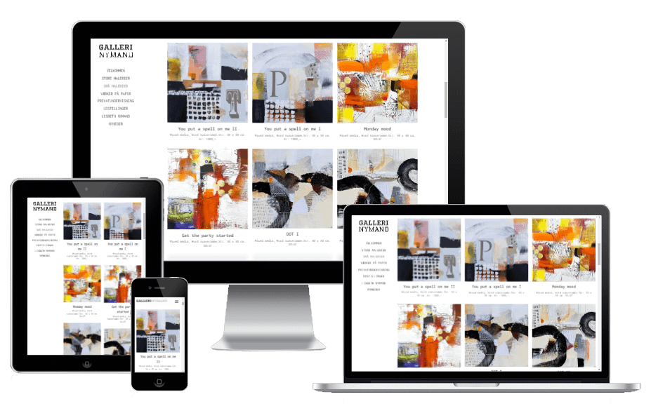 Ny Hjemmeside Kunstner Lisbeth Nymand Wordpress 03