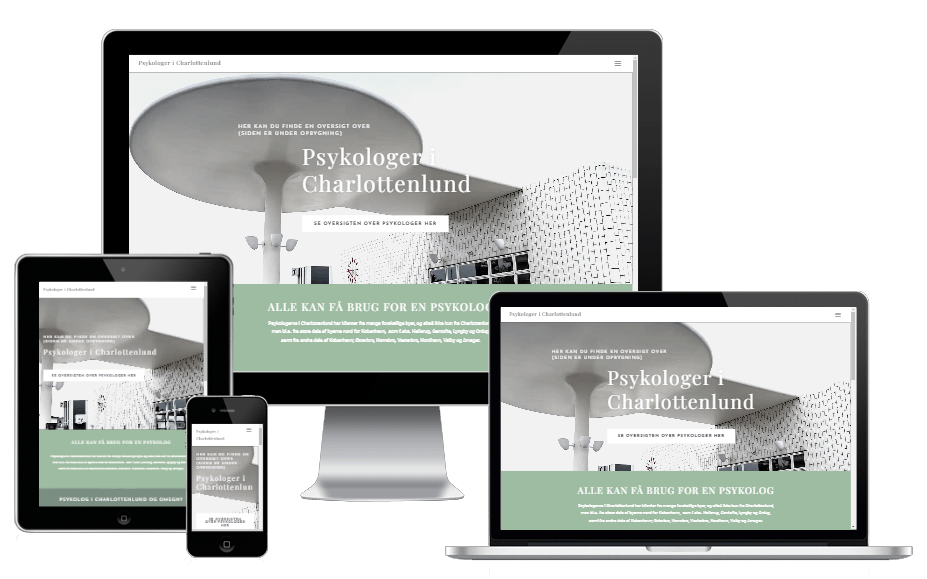 Ny Hjemmeside Psykolog Charlottenlund Kobenhavn WordPress