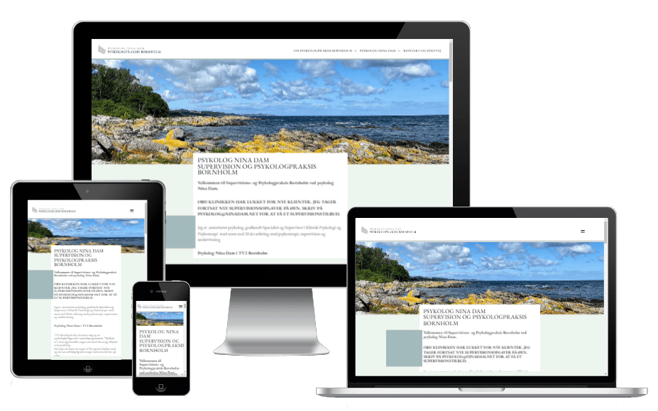 Ny Hjemmeside Sykolog Bornholm WordPress