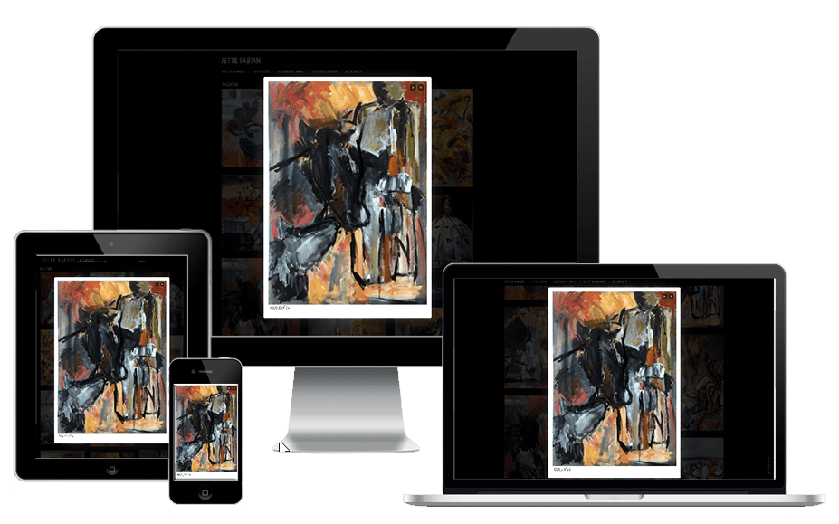 Ny Hjemmeside Wordpress Kunstner Maler Jette Fabian 1png