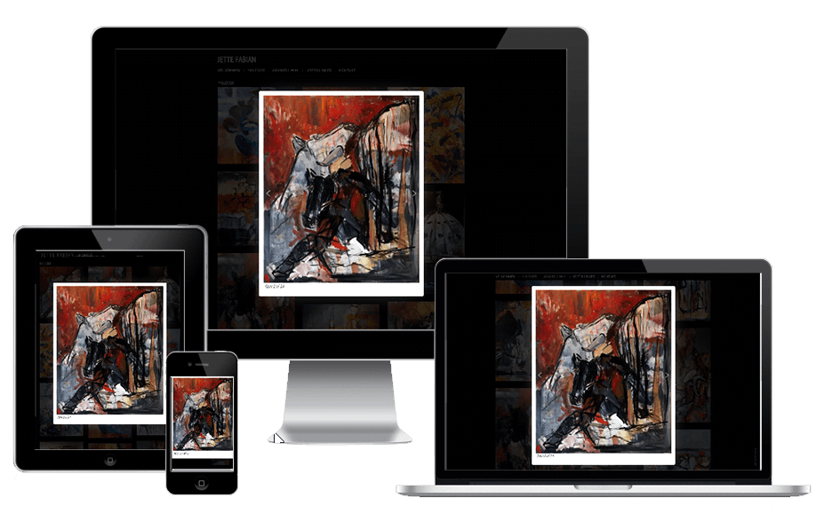 Ny Hjemmeside Wordpress Kunstner Maler Jette Fabian 2