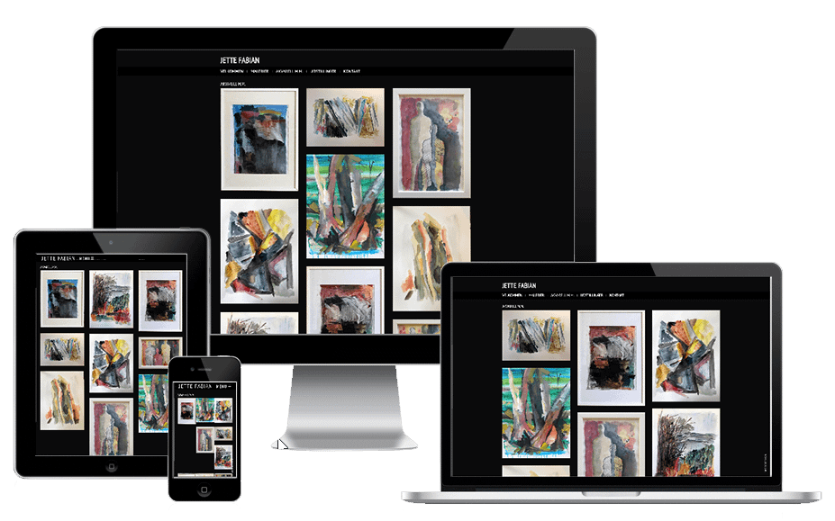 Ny Hjemmeside Wordpress Kunstner Maler Jette Fabian 3