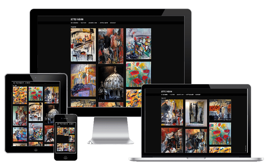 Ny Hjemmeside Wordpress Kunstner Maler Jette Fabian 1png