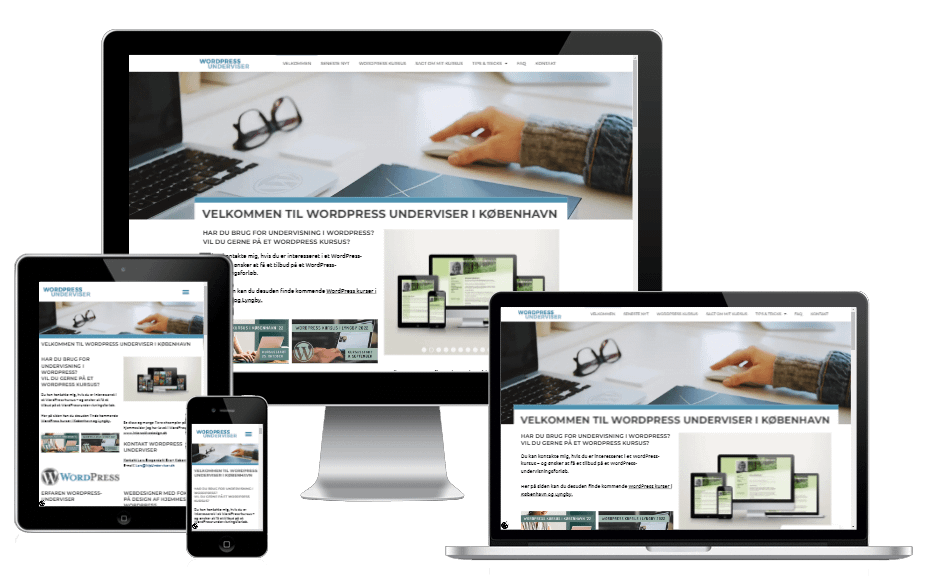Ny Hjemmeside WordPress Kursus Underviser Kobenhavn