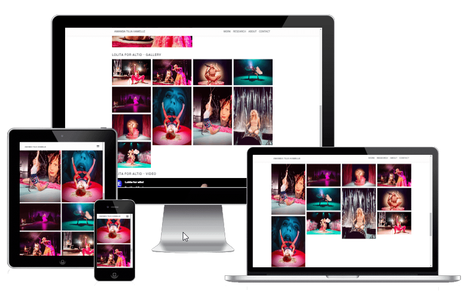 Ny Hjemmeside Wordpress Teaterinstruktoer Amanda Tilia Hamelle 2