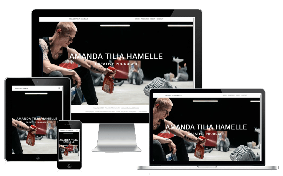 Ny Hjemmeside Wordpress Teaterinstruktoer Amanda Tilia Hamelle 5