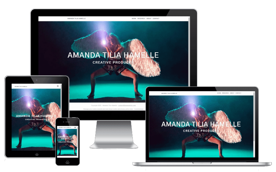 Ny Hjemmeside Wordpress Teaterinstruktoer Amanda Tilia Hamelle 7