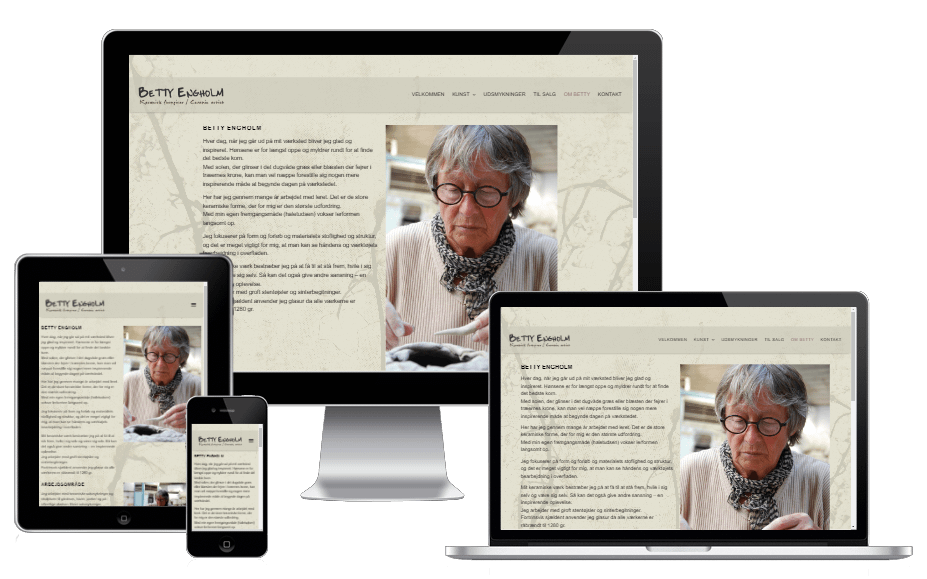 Ny Wordpress Hjemmeside Billedhugger Stentoej Betty Engholm