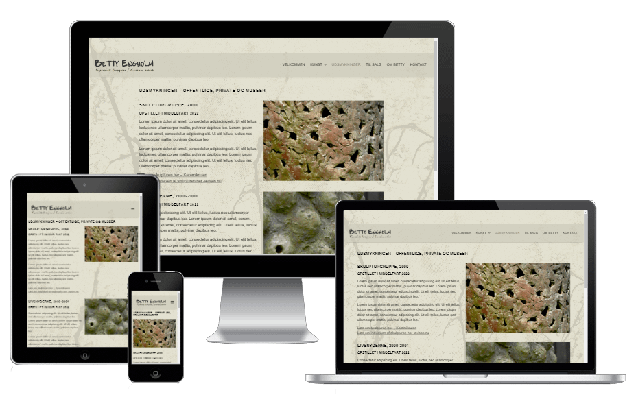 Ny Wordpress Hjemmeside Billedhugger Stentoej Betty Engholm