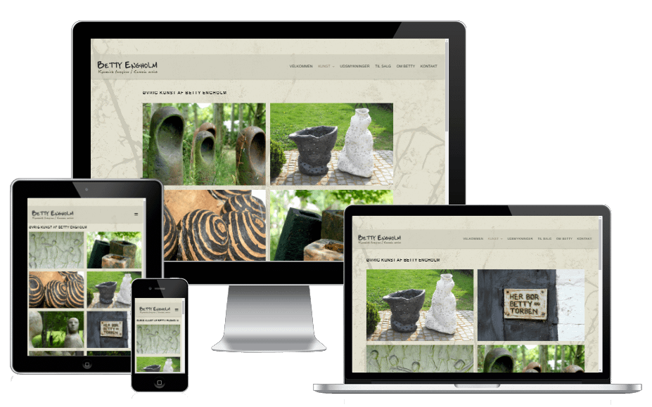 Ny Wordpress Hjemmeside Billedhugger Stentoej Betty Engholm