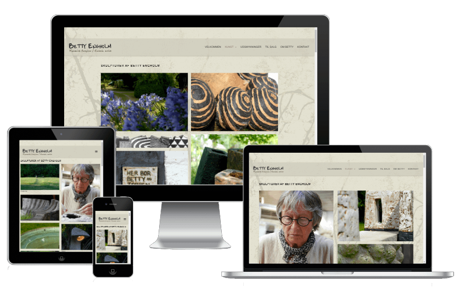 Ny Wordpress Hjemmeside Billedhugger Stentoej Betty Engholm