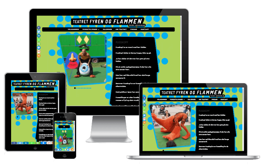 Ny Wordpress Hjemmeside Boerneteater Fyren Og Flammen 03
