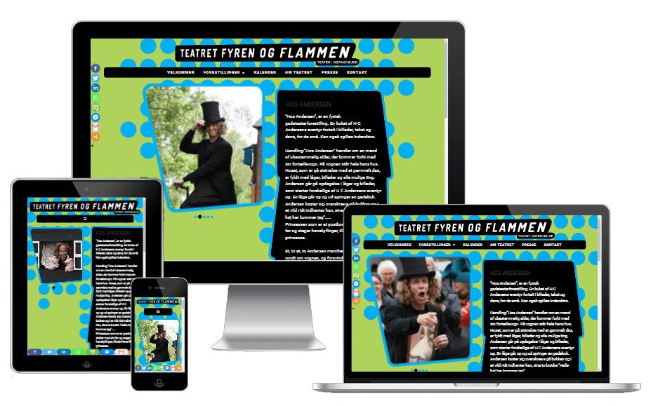 Ny Wordpress Hjemmeside Boerneteater Fyren Og Flammen 05