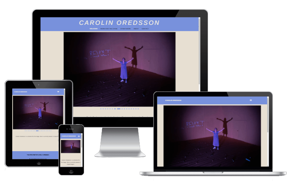 Ny Wordpress Hjemmeside Design Teaterinstruktoer Carolin Oredsson04