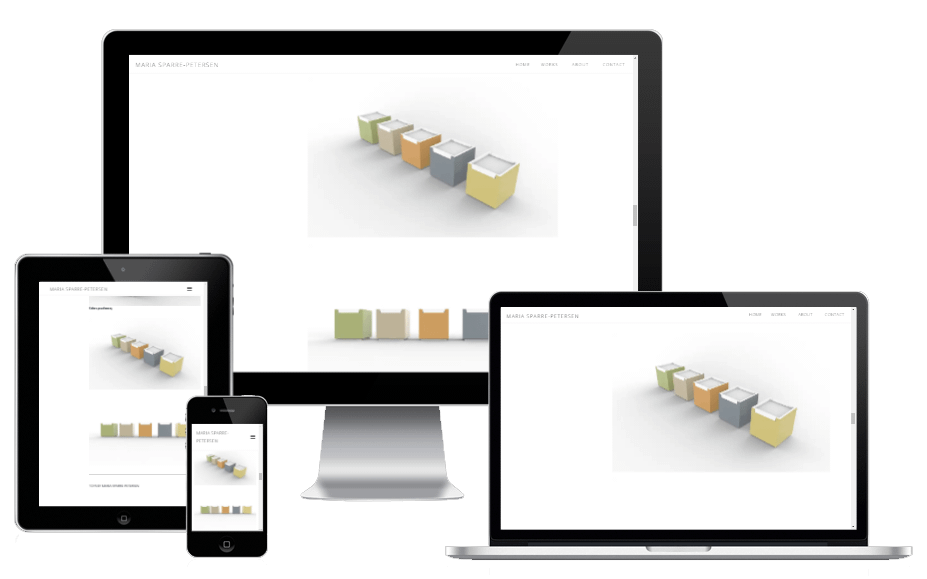 Ny Wordpress Hjemmeside Designer Kunstner Maria Sparre Petersen 01