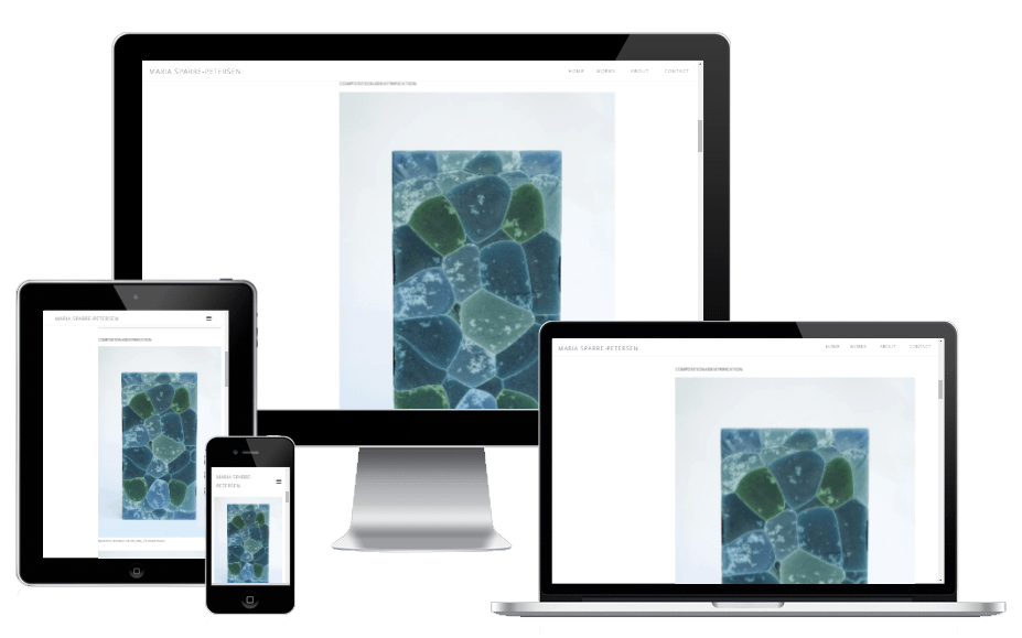 Ny Wordpress Hjemmeside Designer Kunstner Maria Sparre Petersen 02