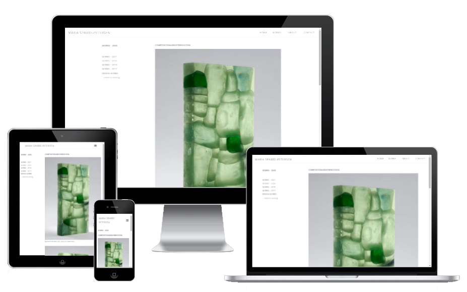 Ny Wordpress Hjemmeside Designer Kunstner Maria Sparre Petersen 04