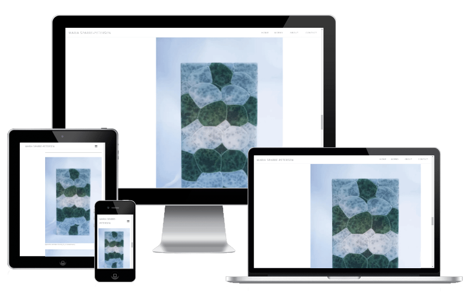 Ny Wordpress Hjemmeside Designer Kunstner Maria Sparre Petersen 05