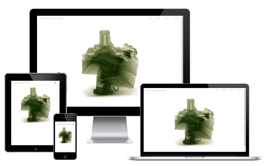 Ny Wordpress Hjemmeside Designer Kunstner Maria Sparre Petersen