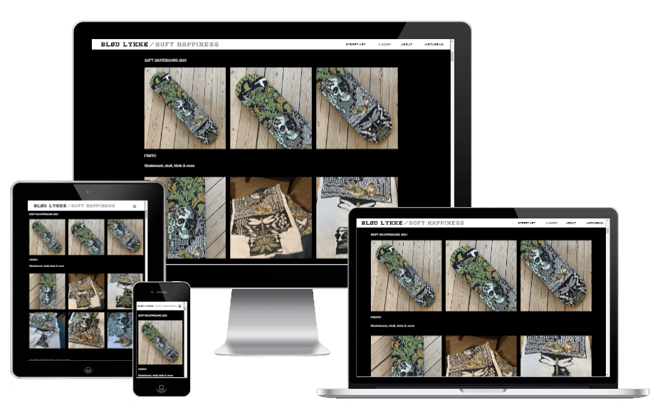 Street art kunstner Blød Lykke