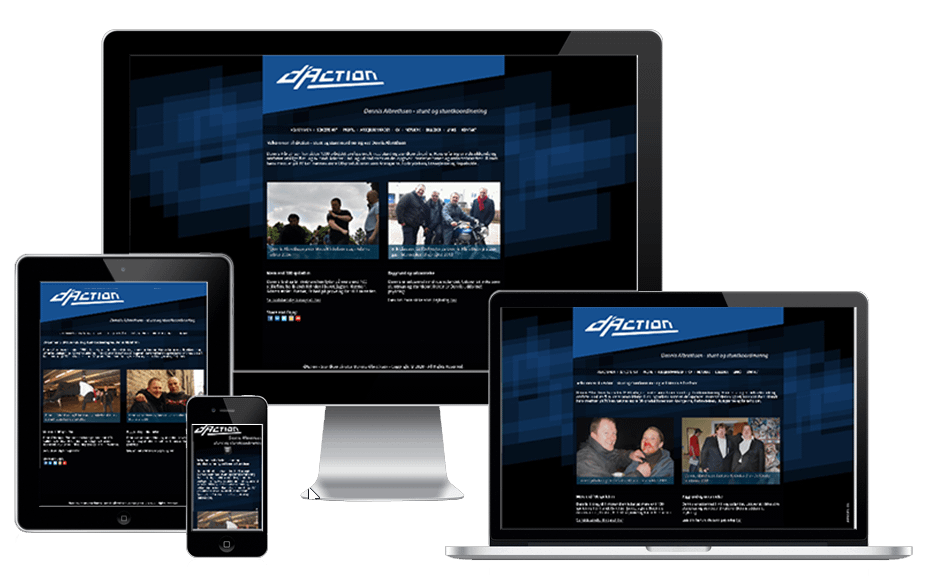 Ny Wordpress Hjemmeside Stuntman Dennis Albrethsen 03