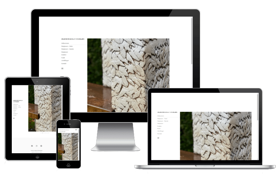 Wordpress Hjemmeside Keramiker Skulpturer Engholm Michelsen Studio07