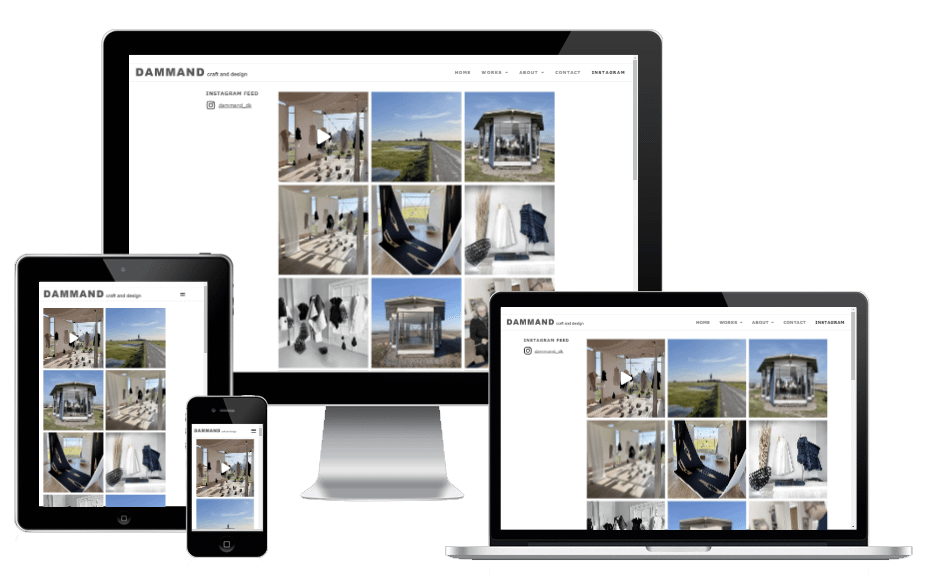 Wordpress Kunstner Hjemmeside Dammand Designer 14