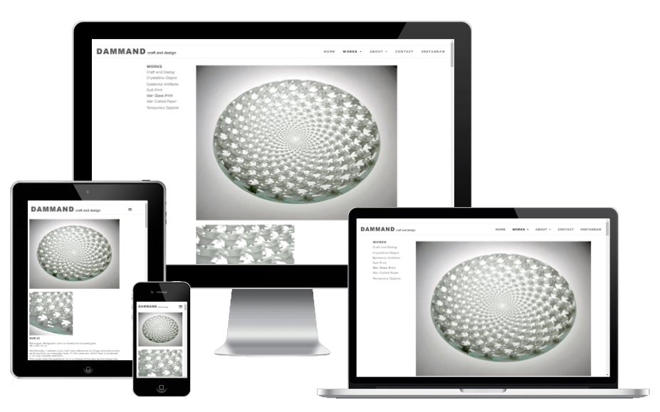 Wordpress Kunstner Hjemmeside Dammand Designer 16