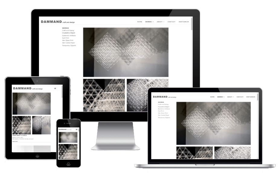 Wordpress Kunstner Hjemmeside Dammand Designer 18