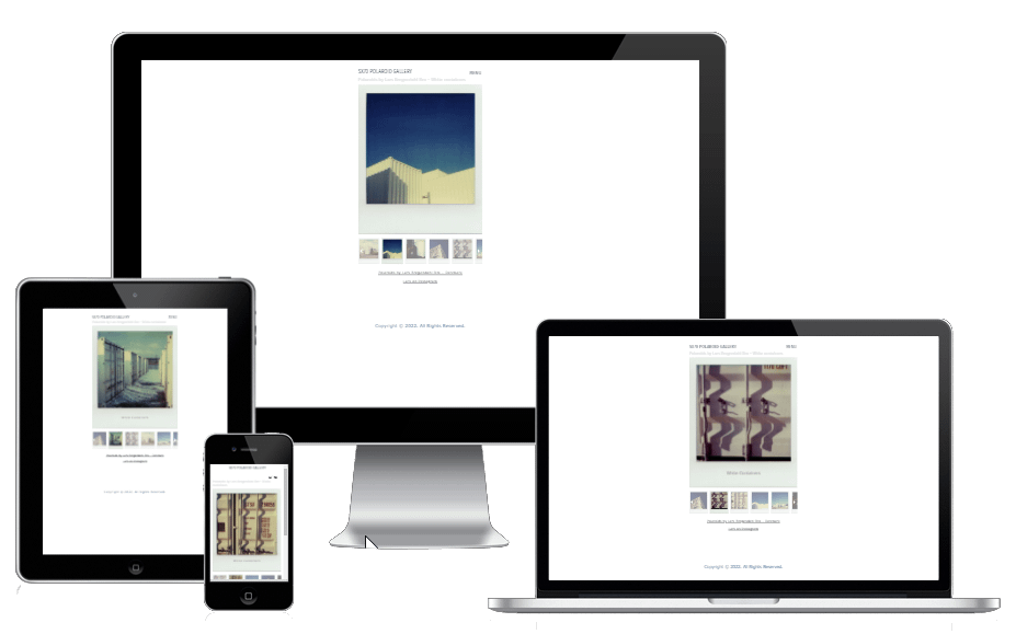 Wordpress Polaroid Online Gallery Hjemmeside 11