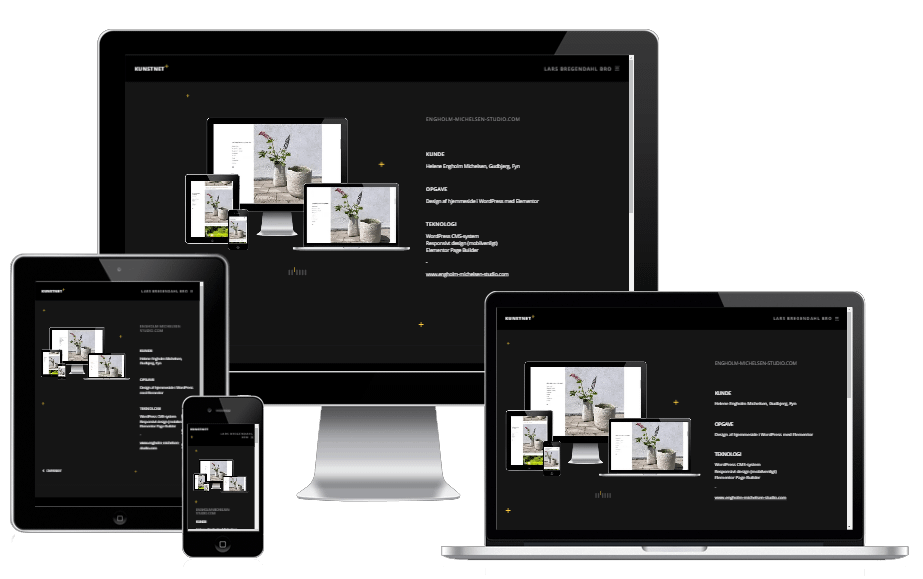 Wordpress Hjemmeside Kunstner Webdesign Kunstnet 01