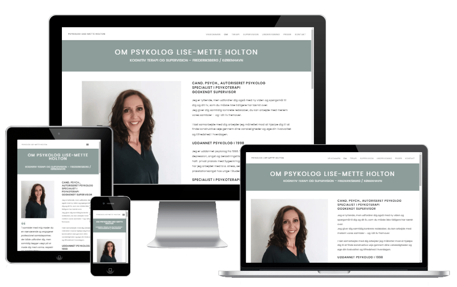 Ny Hjemmeside Psykolog Mette Lise Holton Frederiksberg Koebenhavn