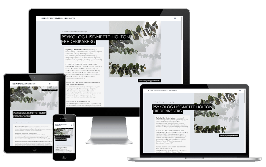 Ny Hjemmeside Psykolog Oversigt Kognitiv Psykolog Koebenhavn 3
