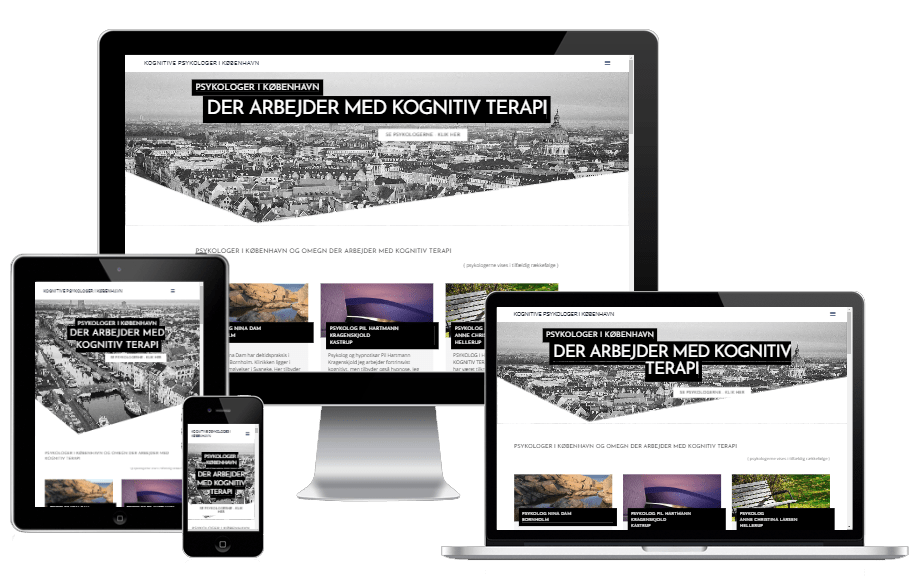 Ny Hjemmeside Psykolog Oversigt Kognitiv Psykolog København