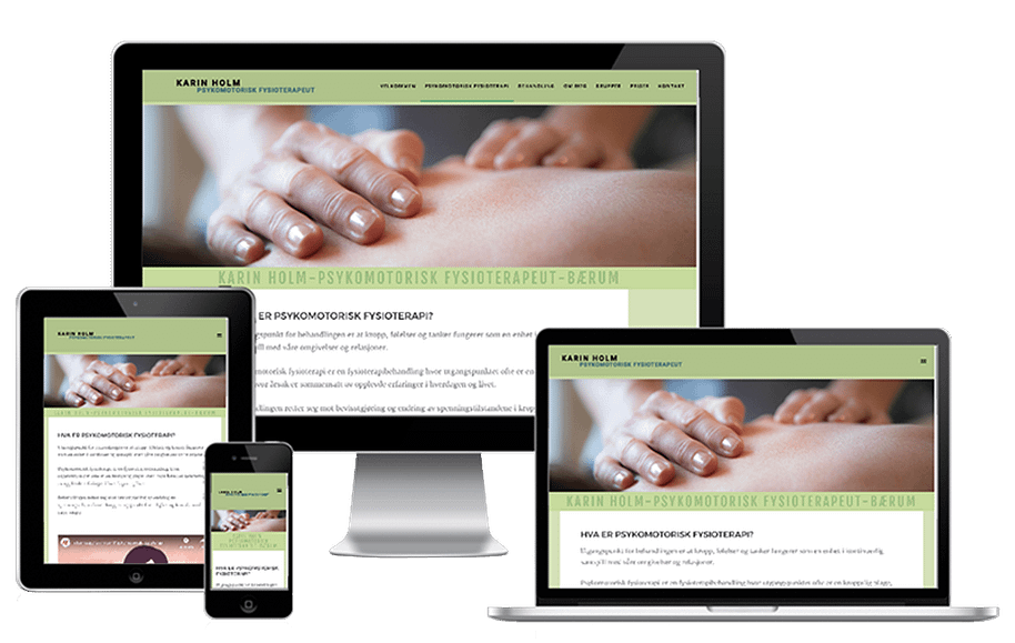 Interactivedesign Responsive Psykomotorisk Fysioterapeut Karin Holm 02