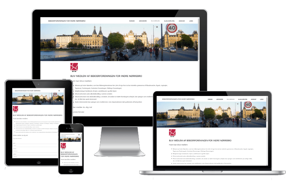 Ny Hjemmeside Beboerforeninge Noerrebro Bfine Wordpress Design 2