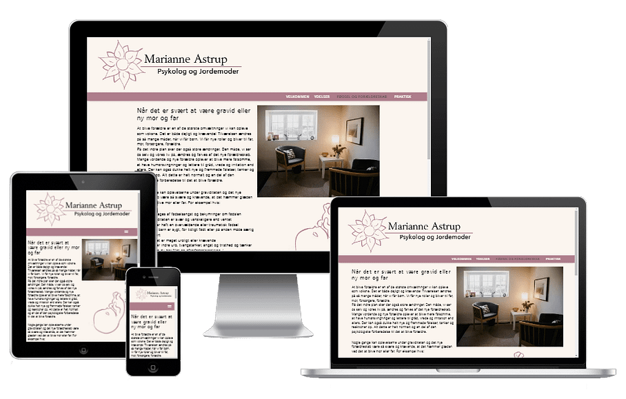 Ny Hjemmeside Psykolog Riskov Aarhus Marianne Astrup 2