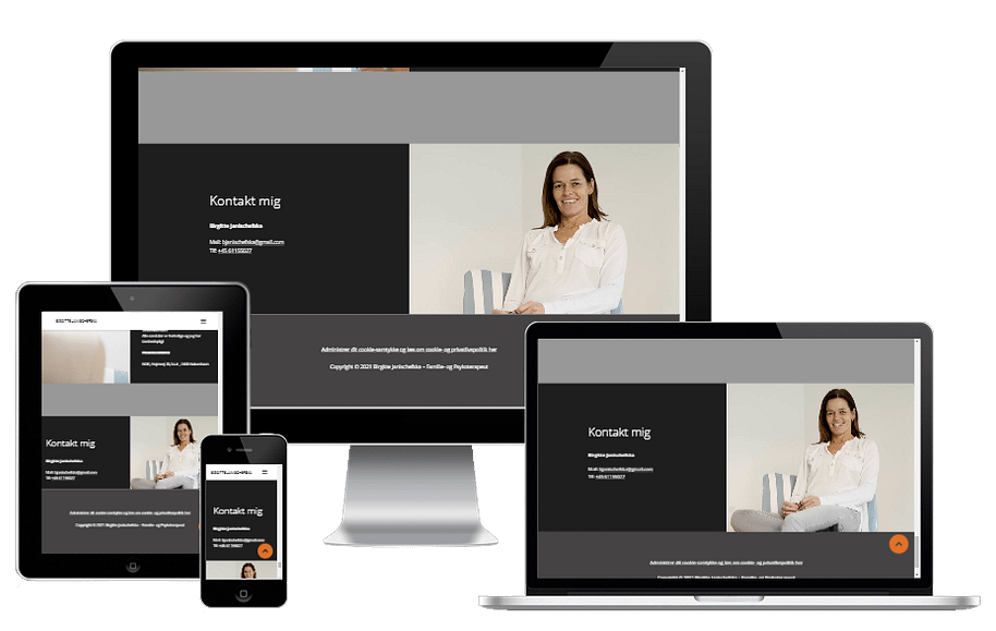 Ny Hjemmeside Terapeut Birgitte Janischefska Coach