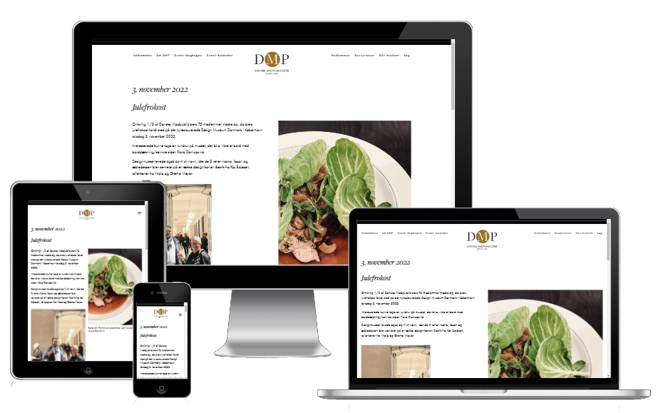 Ny Hjemmeside Danske Madpublicister Wordpress Design 4