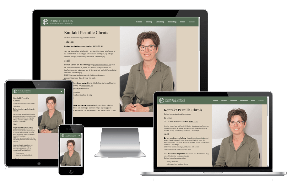 Ny Hjemmeside Psykiater Pernille Chrois Speciellaege Vejle 1