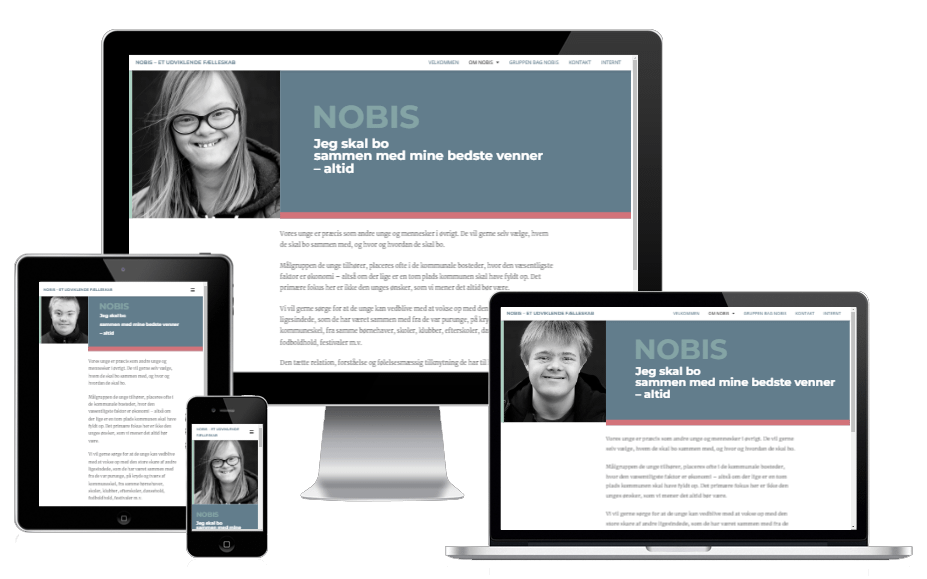 Ny Hjemmeside Til Bostedet Nobis Wordpress Design 1