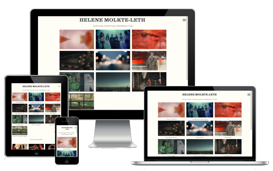 Ny Hjemmeside Til Instruktoer Helene Moltke Leth Wordpress Design 4